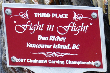 sign: 2007 Third Place Winner